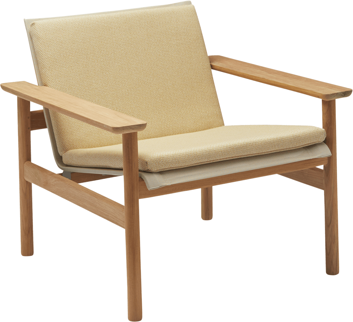 Fritz Hansen Pelagus Lounge Chair Pute, Honninggul 