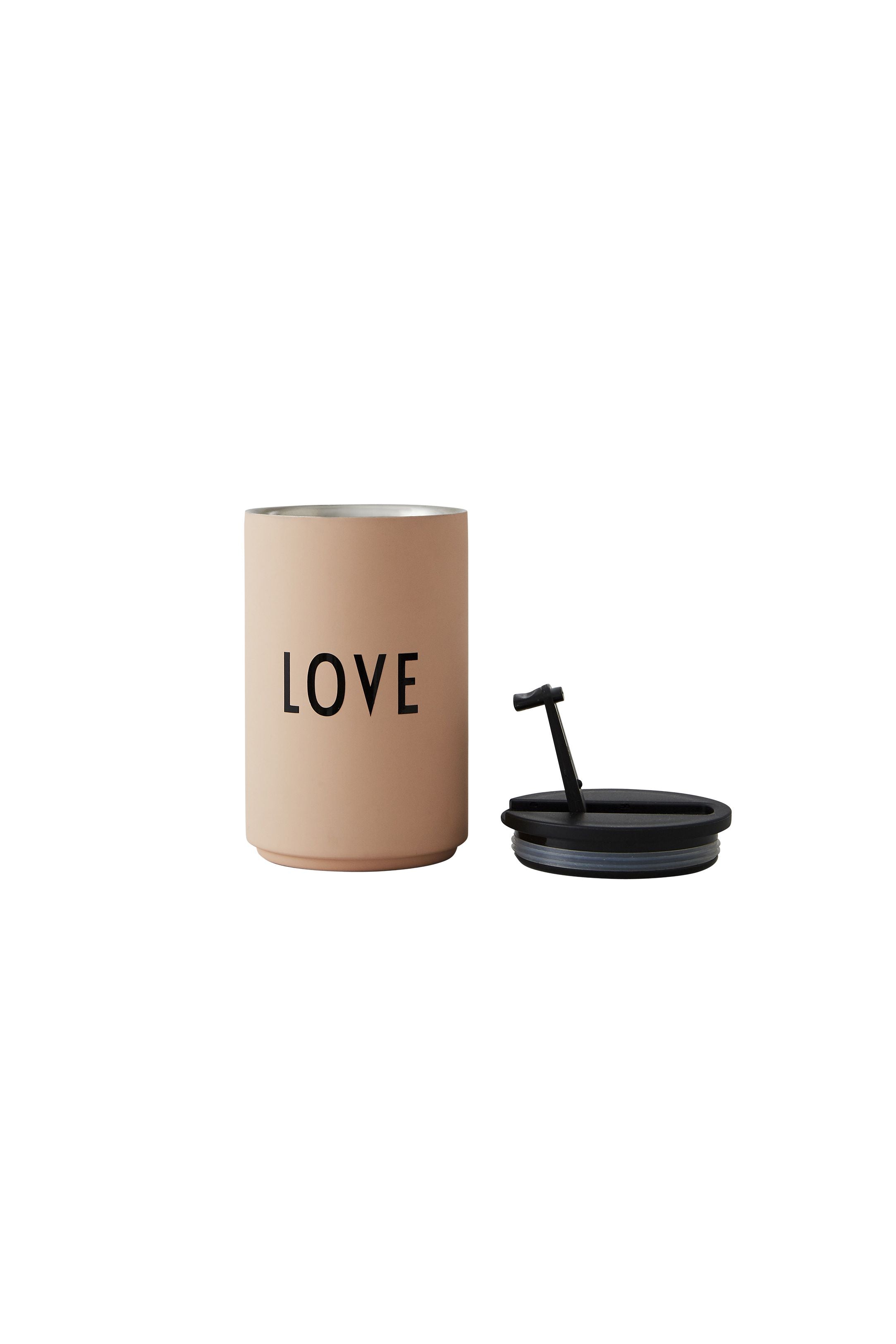 Design Letters isoleret kop, kærlighed/lyserød
