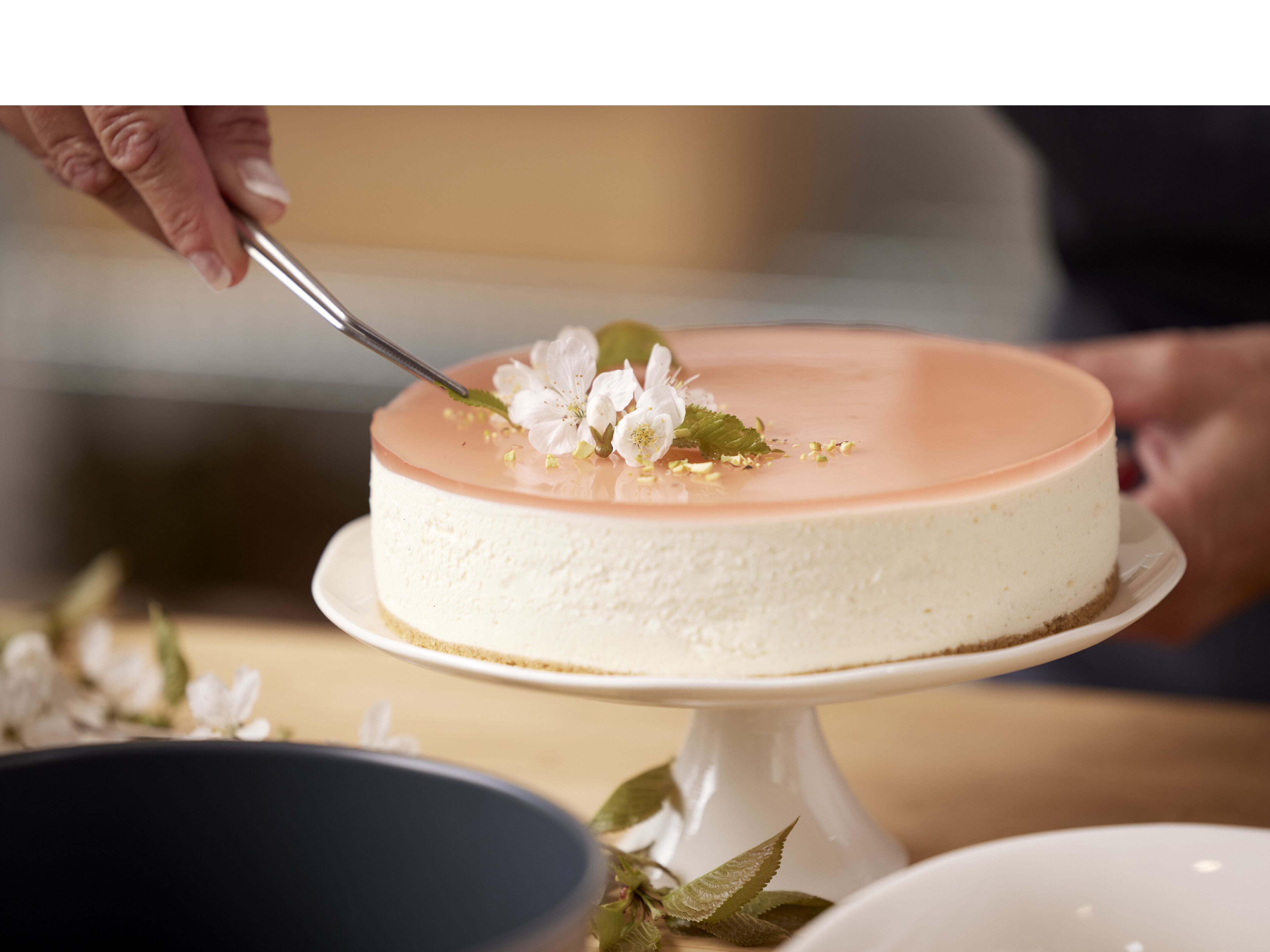 Blomsterbergs Kake tinn latte, ø 24 cm