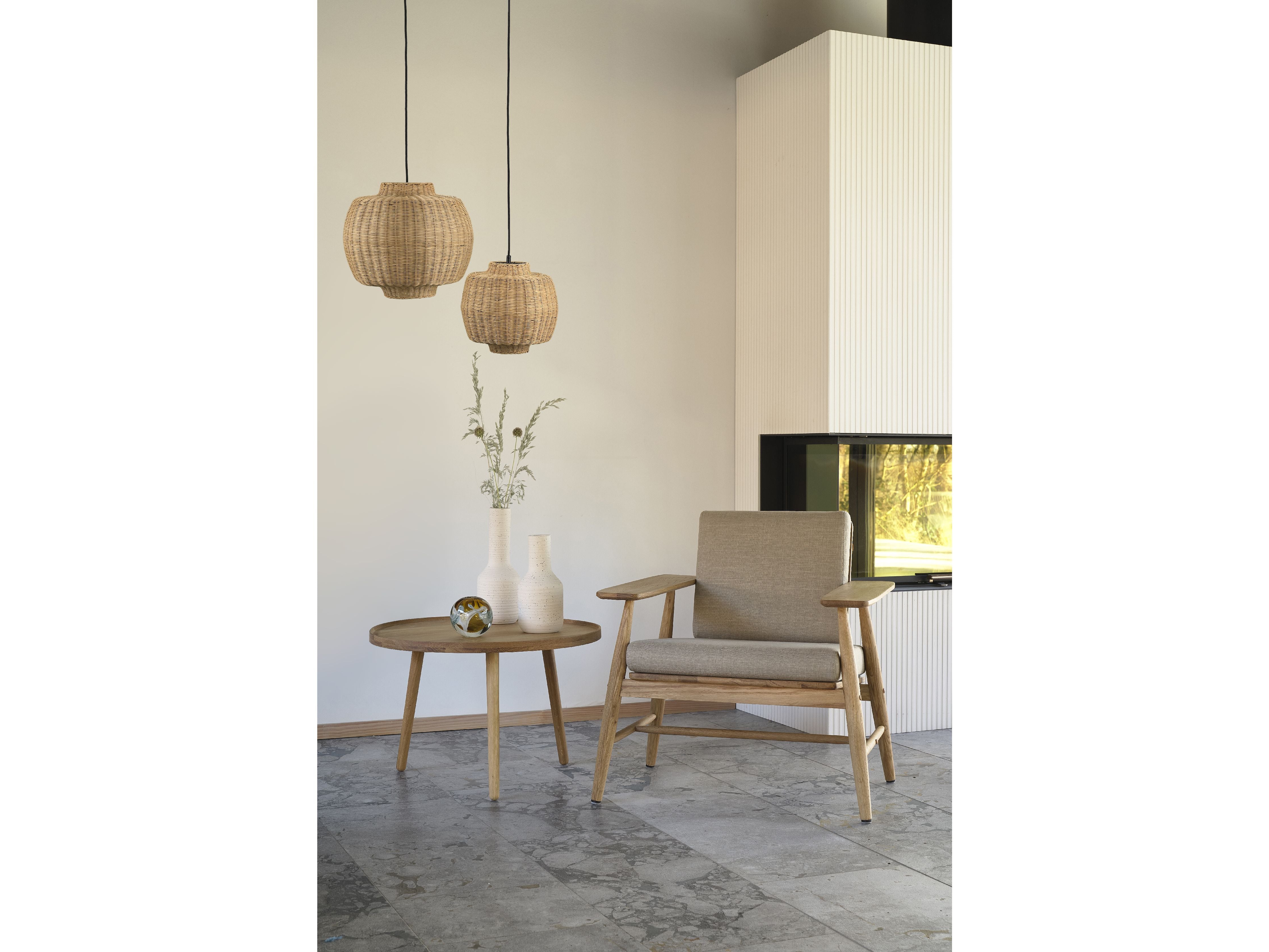 Villa Collection Bodo Lounge stol, naturolie