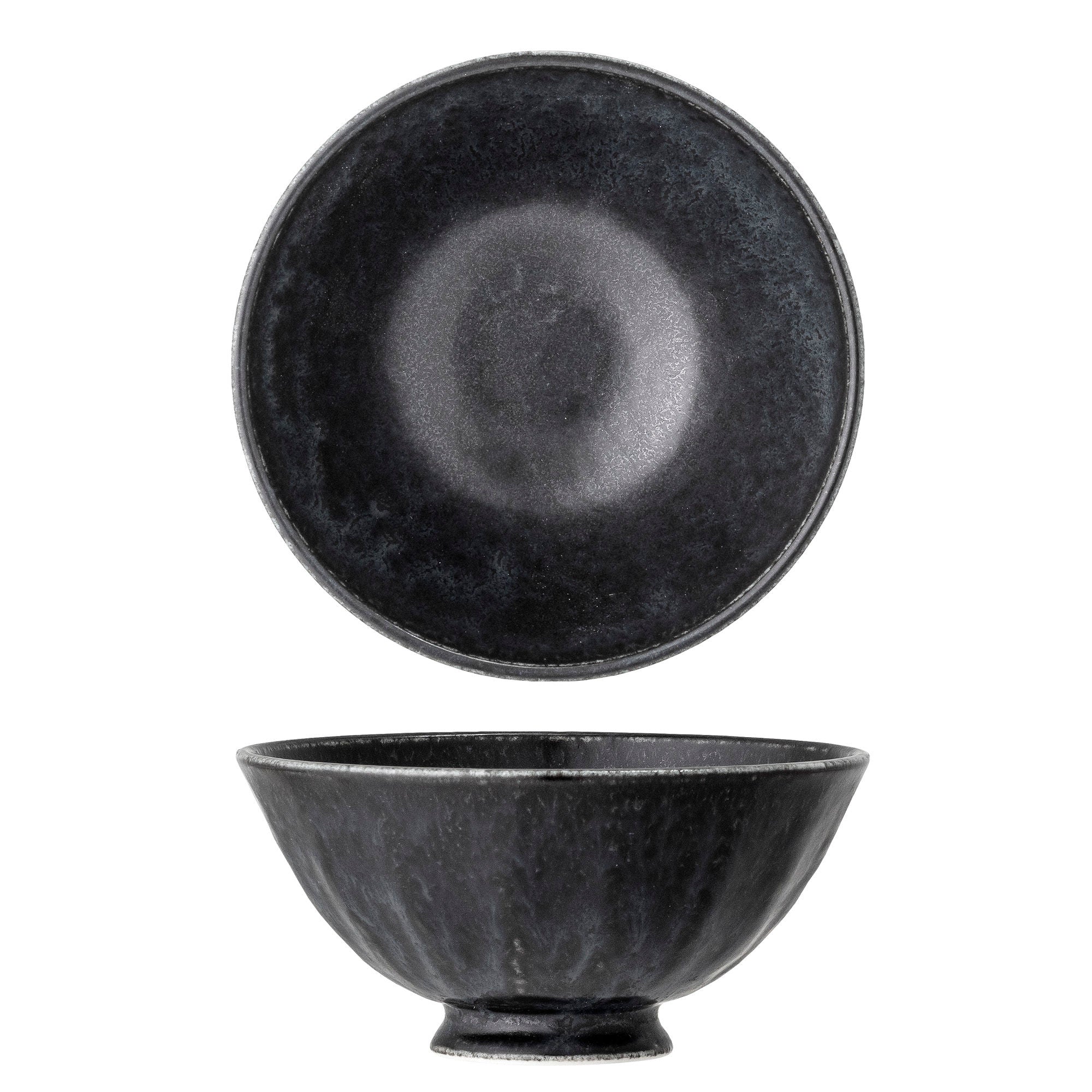 Bloomingville Yoko Bowl, Black, Porcelain