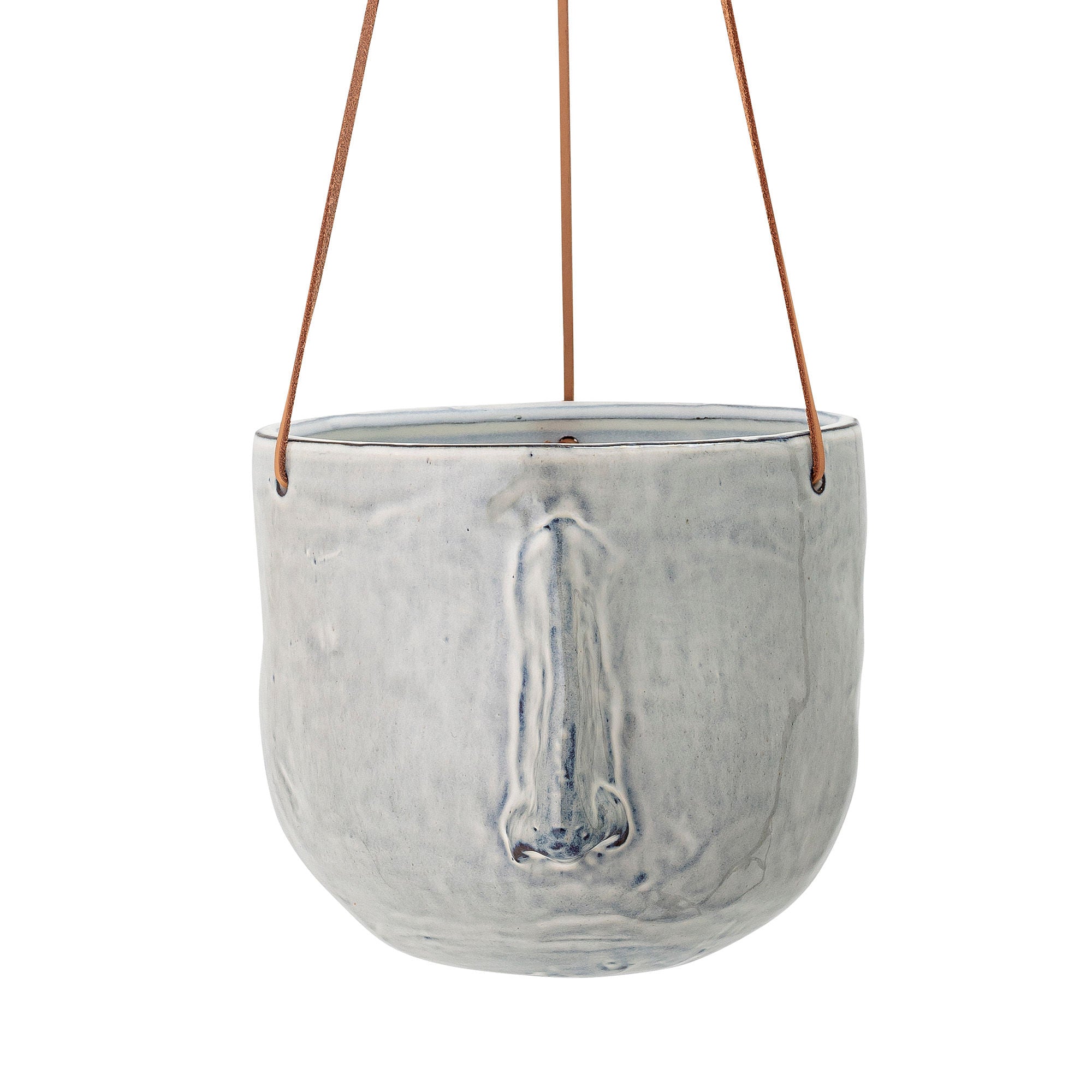 Bloomingville Ileana Flowerpot, Hanging, Grey, Stoneware