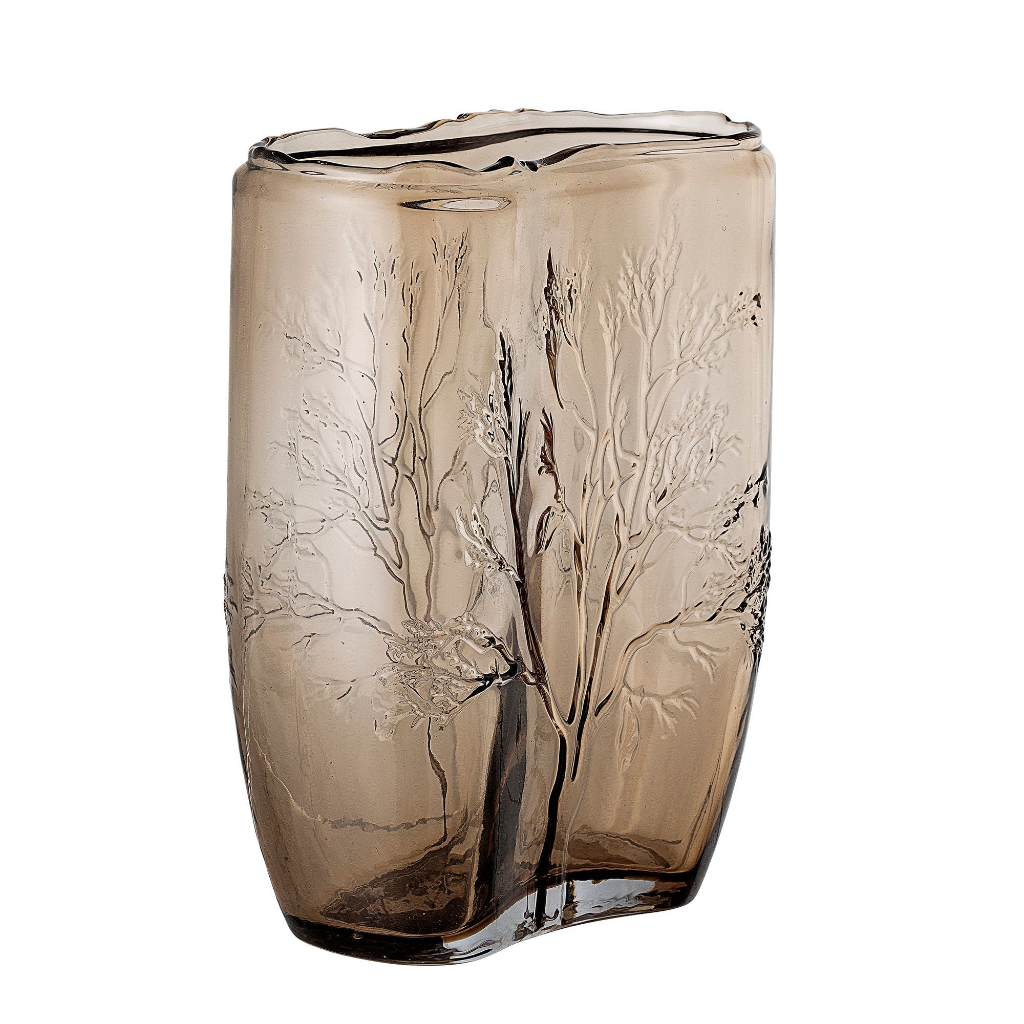 Bloomingville Jara Vase, Brown, Glass