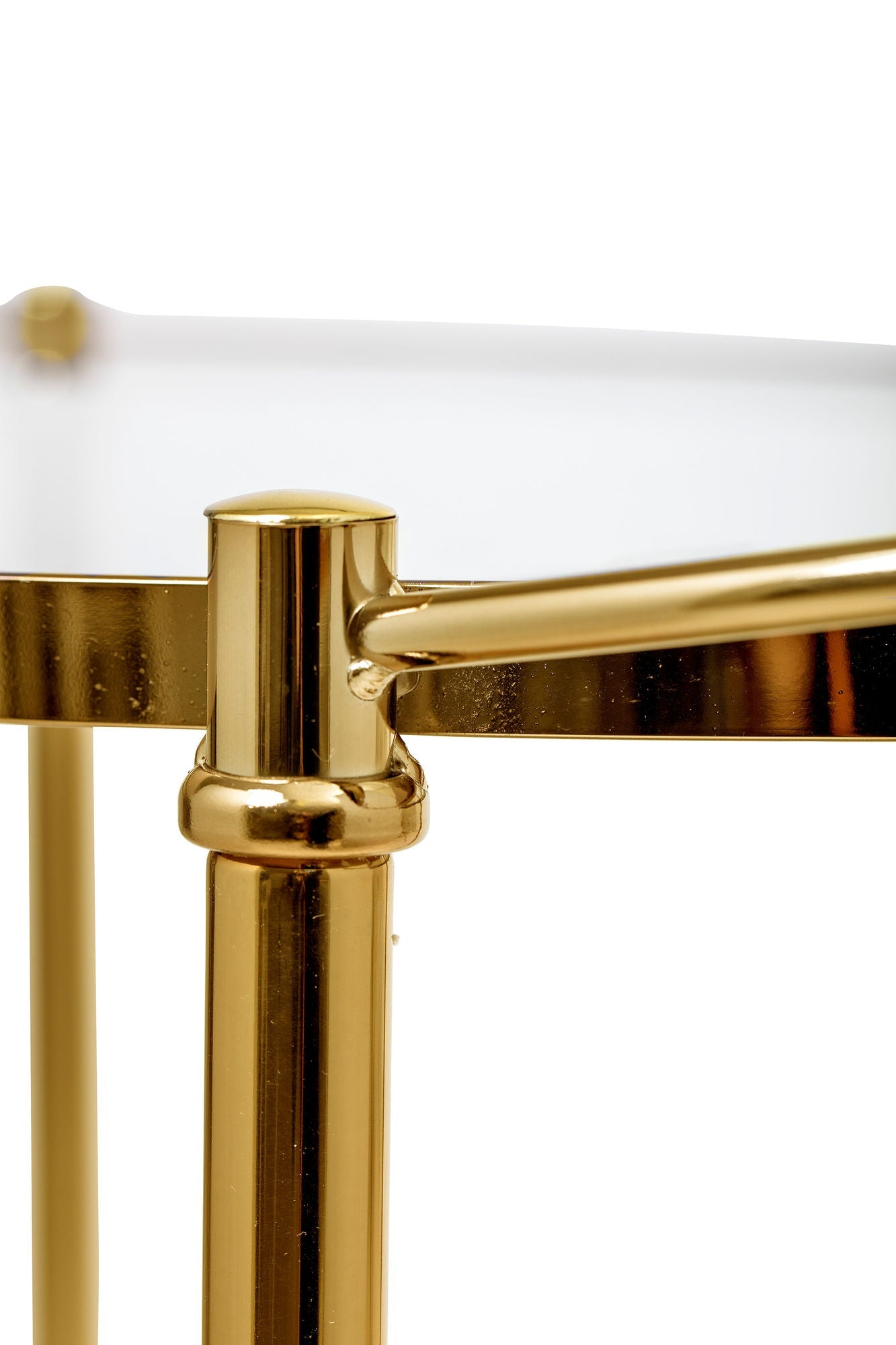 Bloomingville Fine Bar Table, Gold, Glass