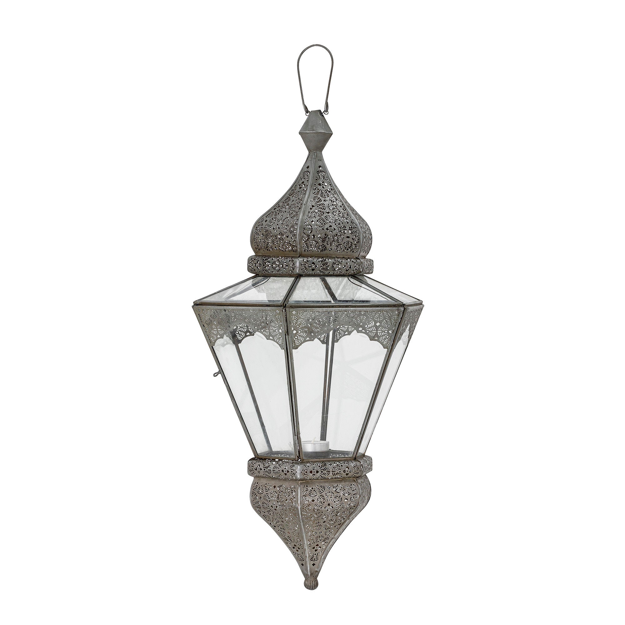 [product_category]-Bloomingville Isabell Lantern, Grey, Glass-Bloomingville-5711173269976-82050551-BLO-6