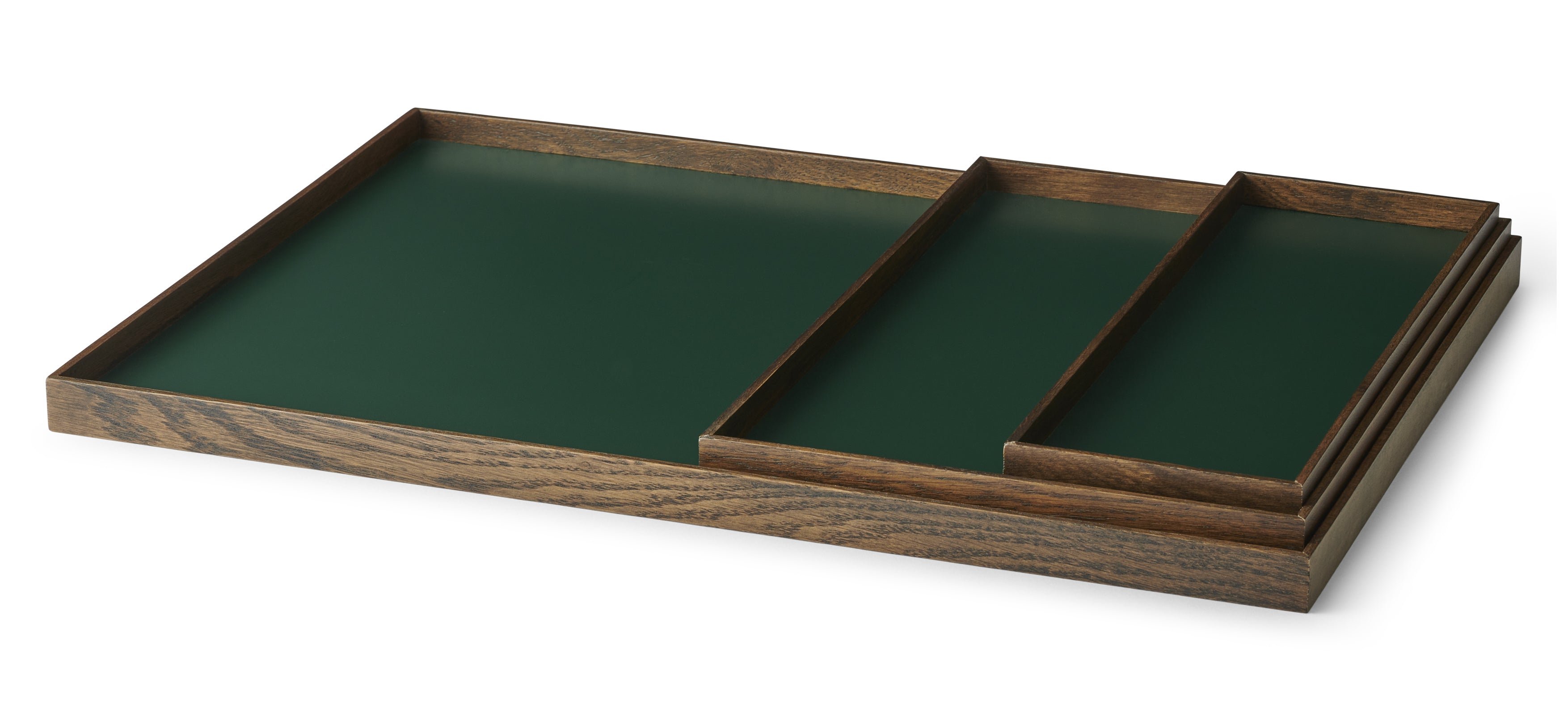 Gejst Frame Tray Smoked Oak/Green, Lille