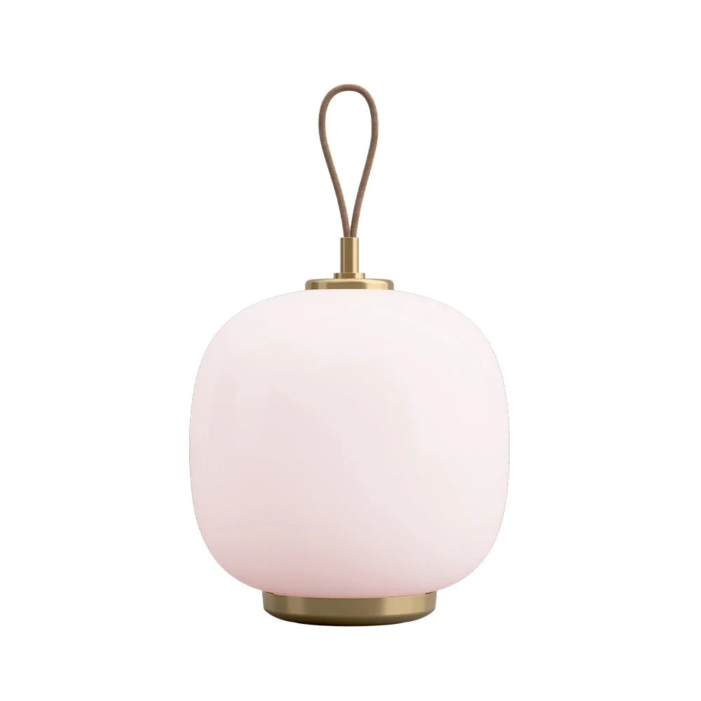 Louis Poulsen Vl45 Radiohus Portable Table Lamp, Glossy Pale Rose