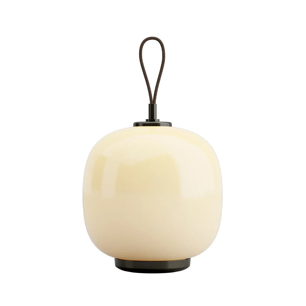 Louis Poulsen Vl45 Radiohus Portable Table Lamp, Glossy Pale Yellow