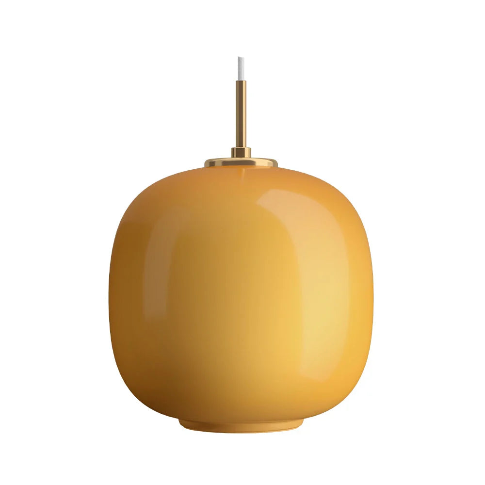 Louis Poulsen Vl45 Radiohus Pendant ø250, Glossy Amber