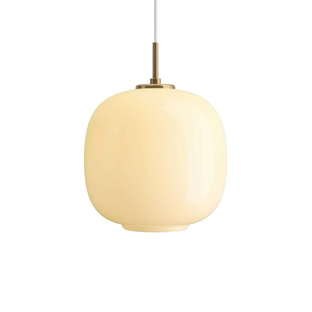 Louis Poulsen Vl45 Radiohus Pendant ø250, Glossy Pale Yellow