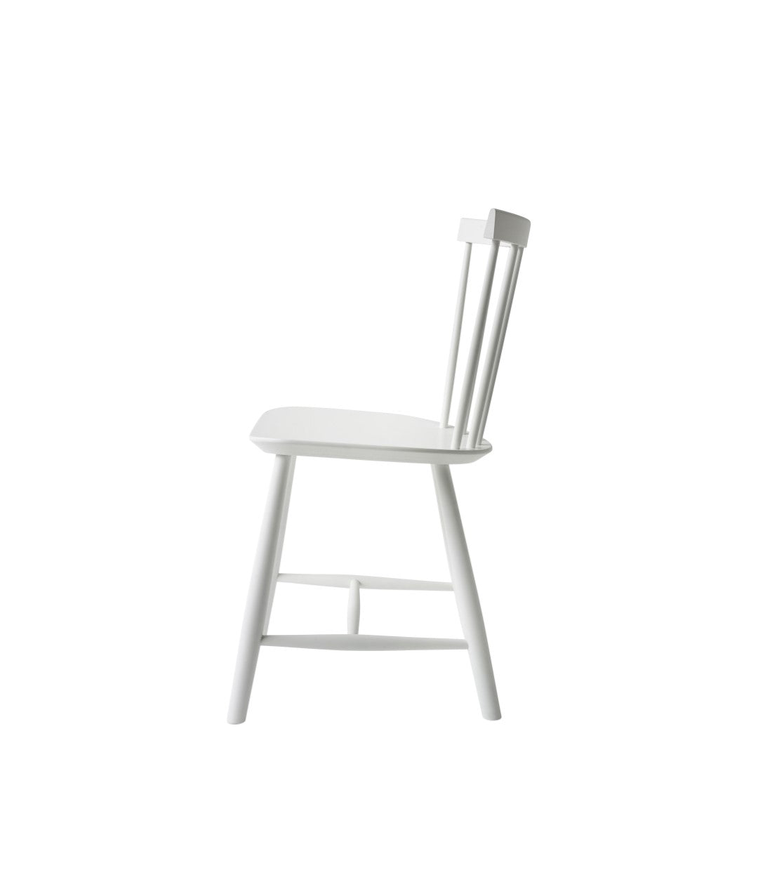 FDB Møbler Poul M. Volther J46 Chair Nordic Swan Ecolabel Beech, Pure White