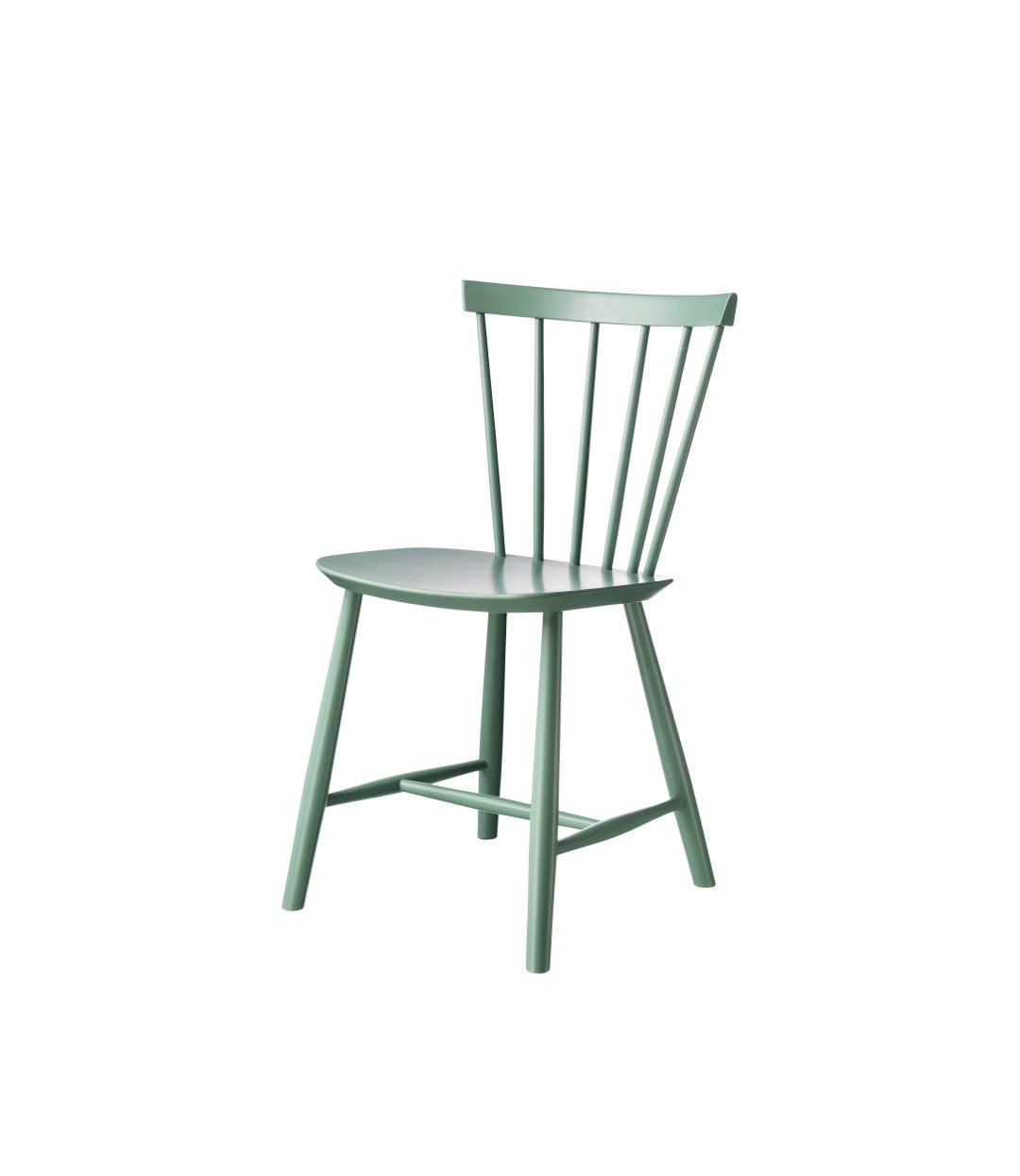 FDB Møbler Poul M. Volther J46 Chair Nordic Swan Ecolabel Beech, Dusty Green