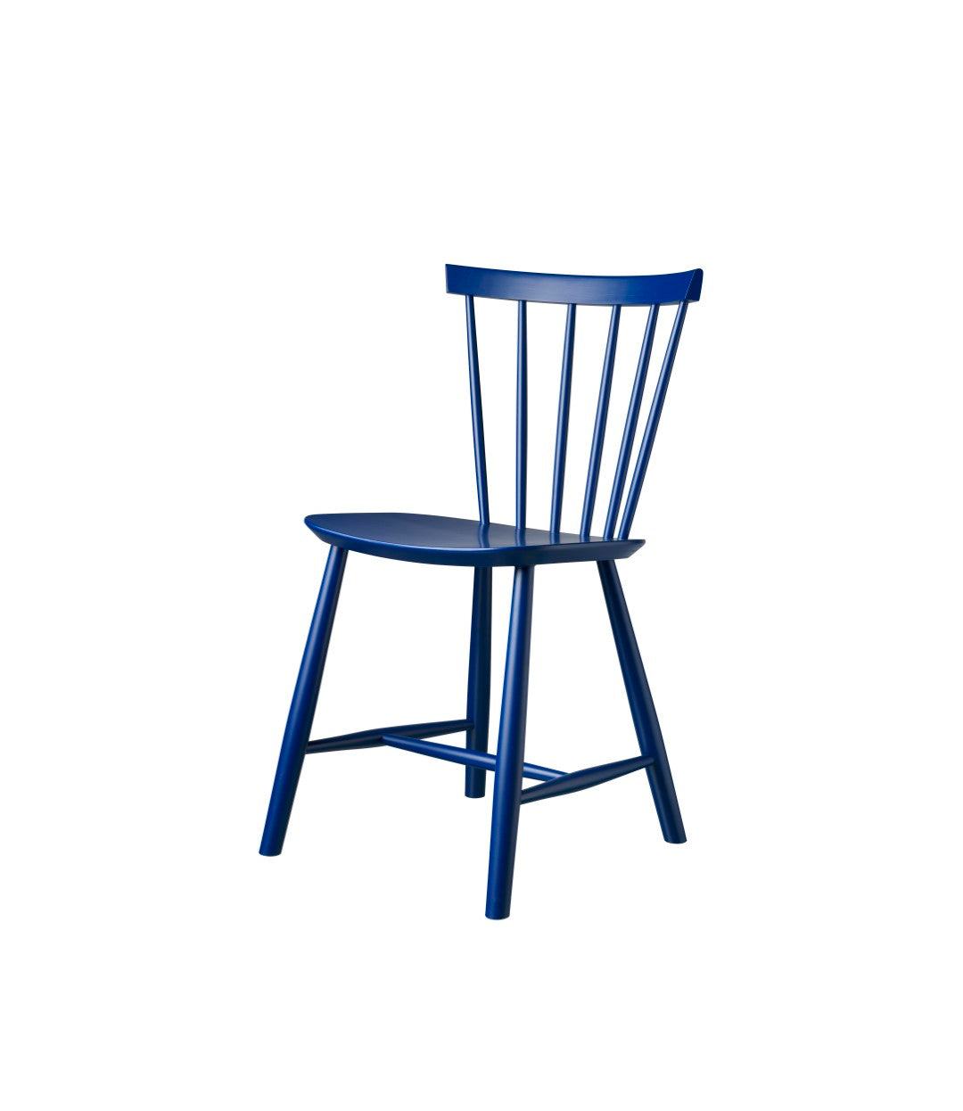 Fdb Møbler Poul M. Volther J46 Chair Nordic Swan Ecolabel Beech, Dark Blue