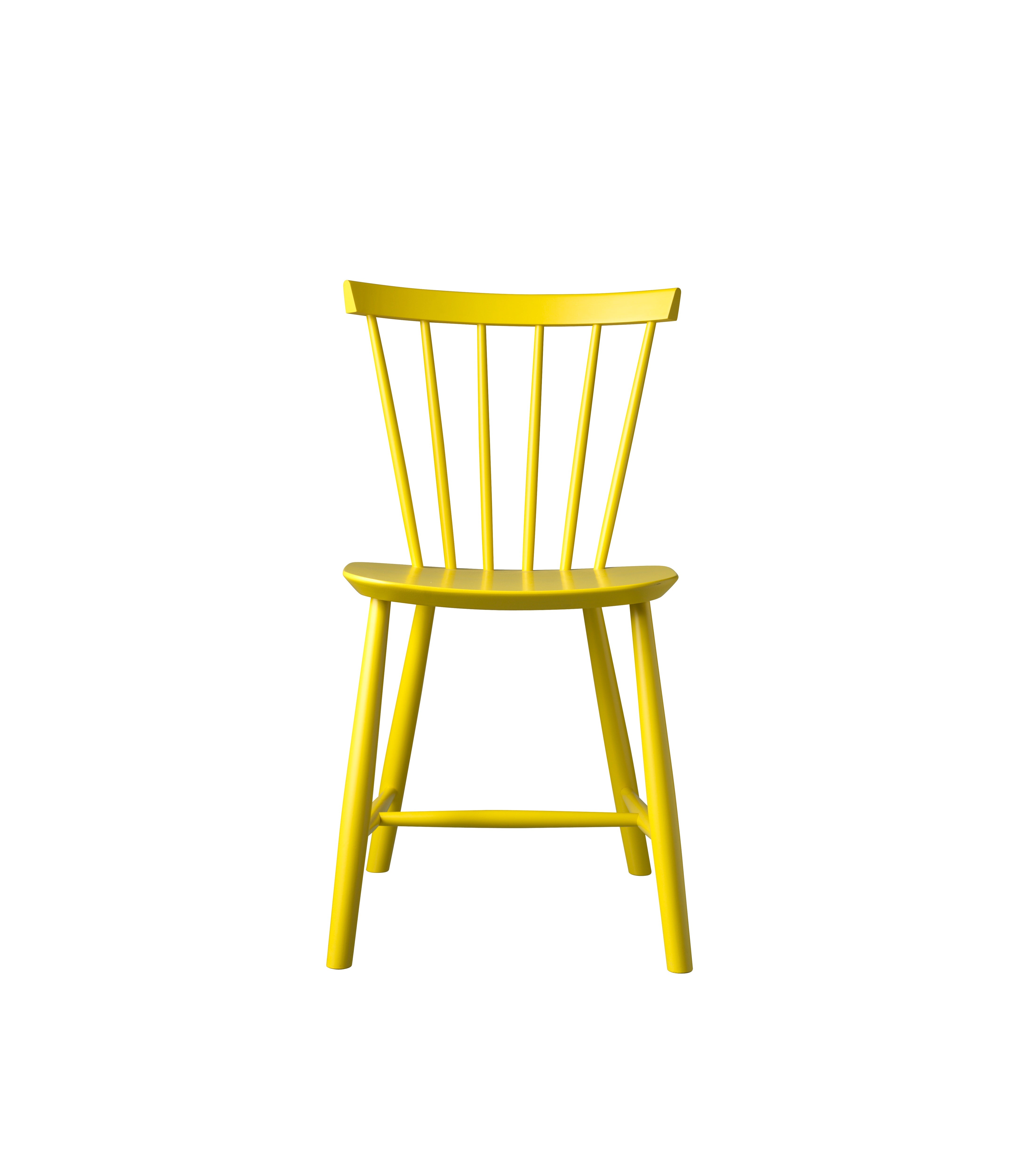 FDB Møbler Poul M. Volther J46 Chair Nordic Swan Ecolabel Beech, Yellow