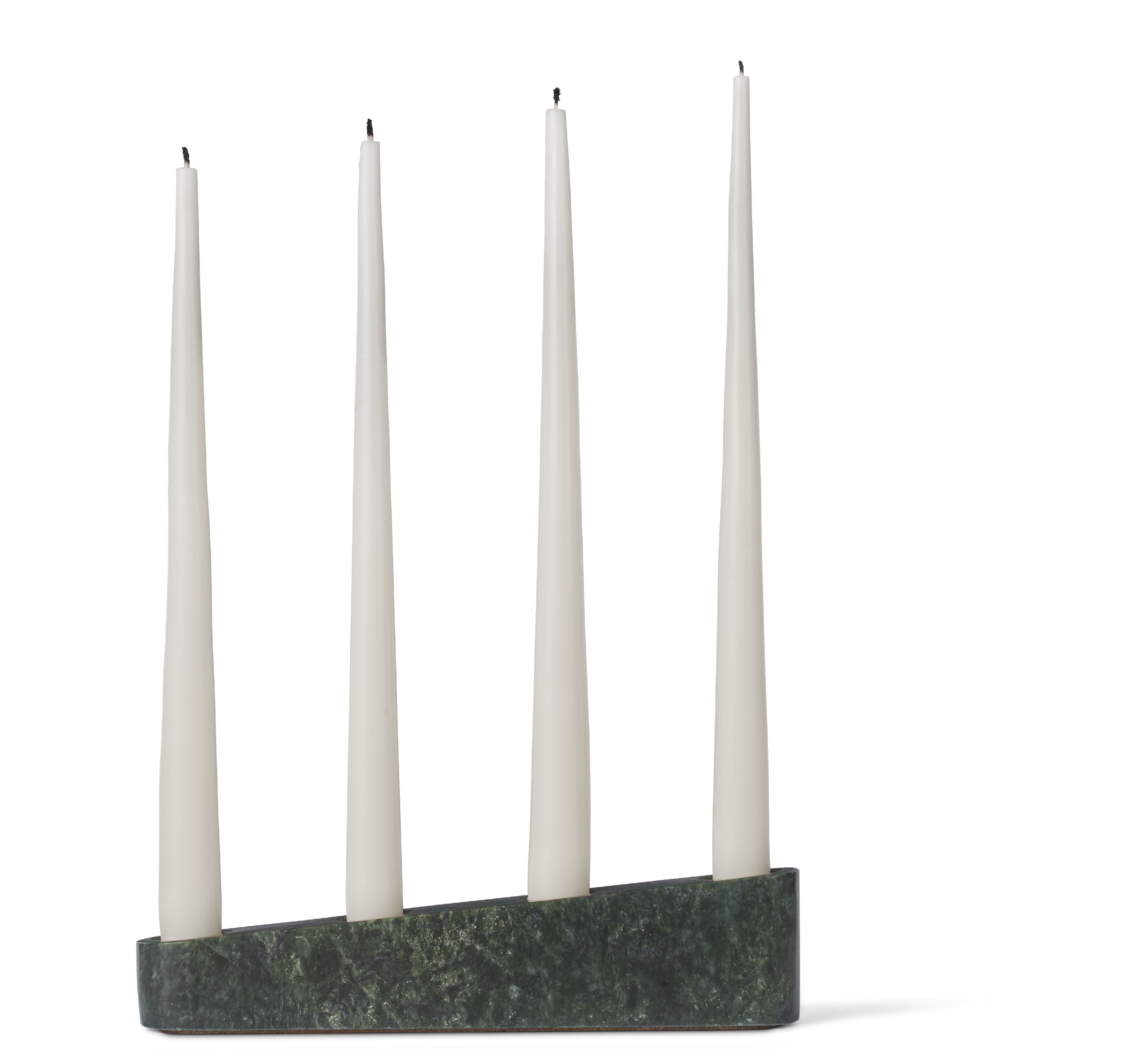 Spring København Ilta Candleholder, Green