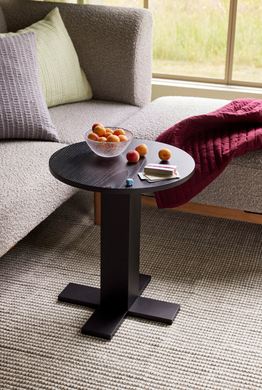 Hübsch Koohi Side Table, Black