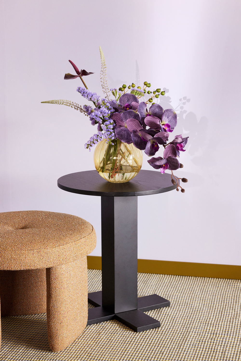 Hübsch Koohi Side Table, Black