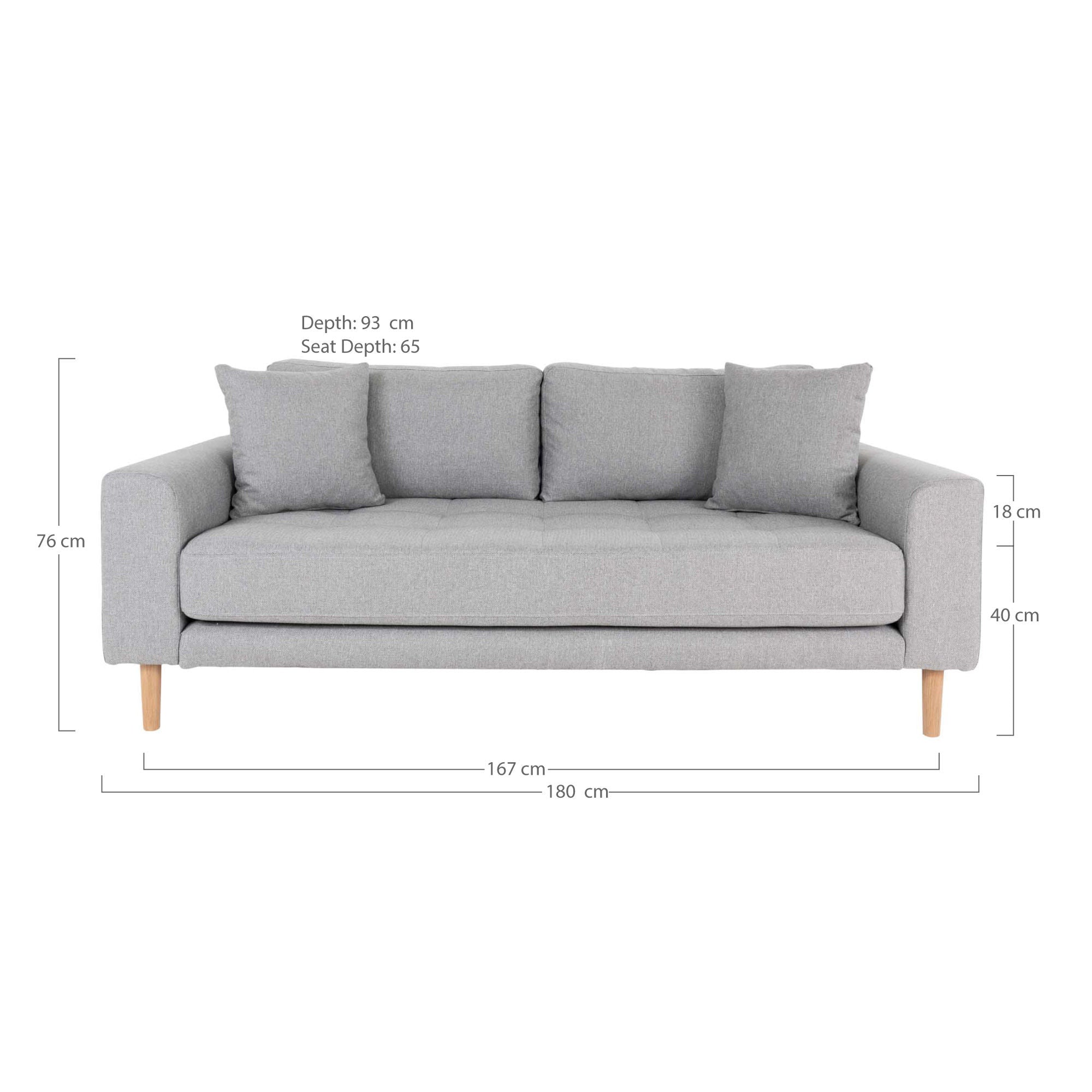 House Nordic Lido 2,5 Seater Sofa