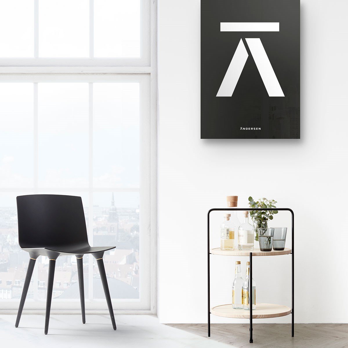 Andersen Furniture Bakkebord, Ask, Ø46cm