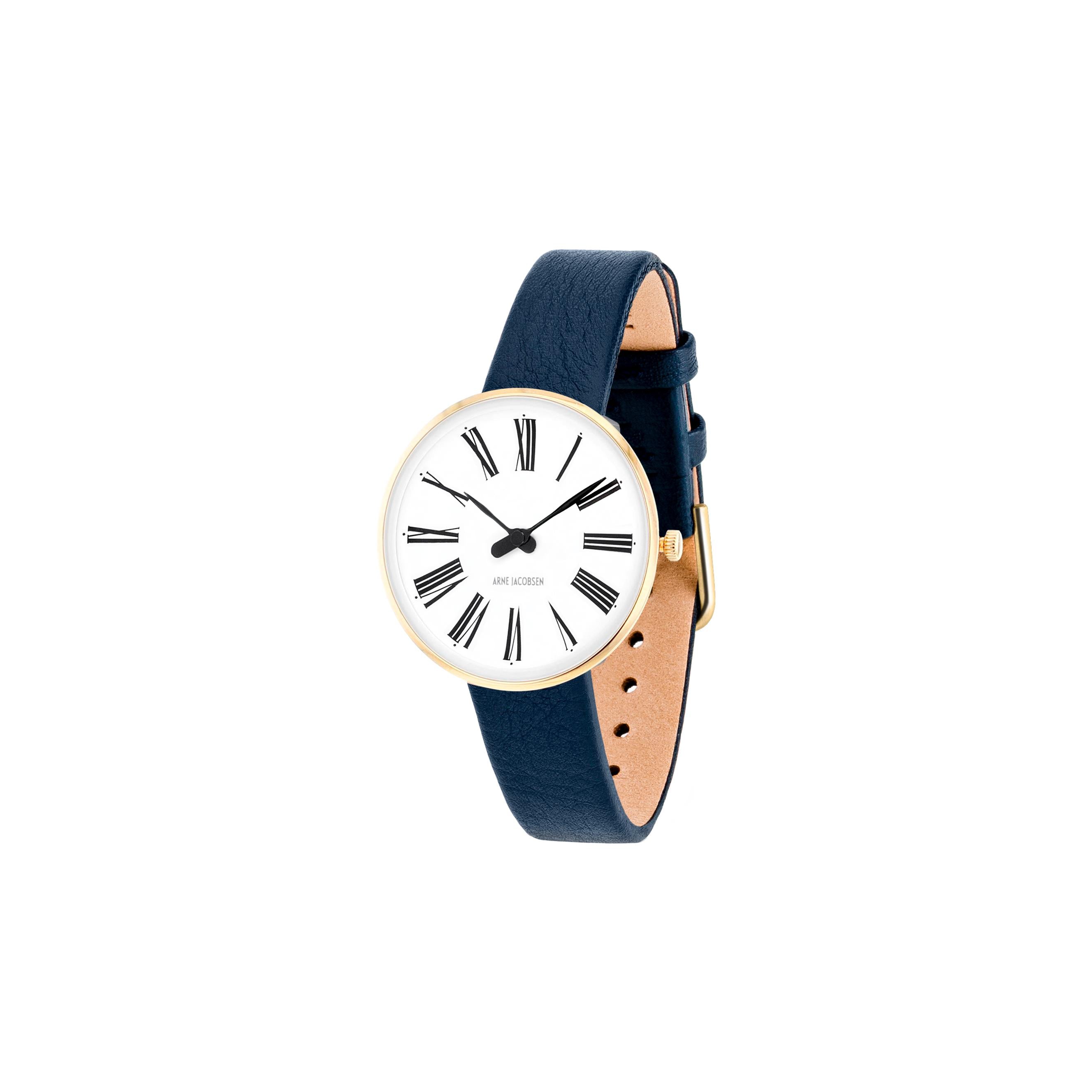 Arne Jacobsen Roman IPG Wristwatch Ø30, blå stropp
