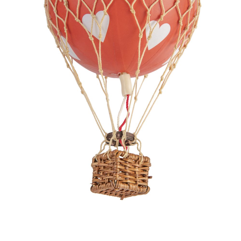 Authentic Models Floating The Skies Luftballon, Red Hearts, Ø 8.5 cm