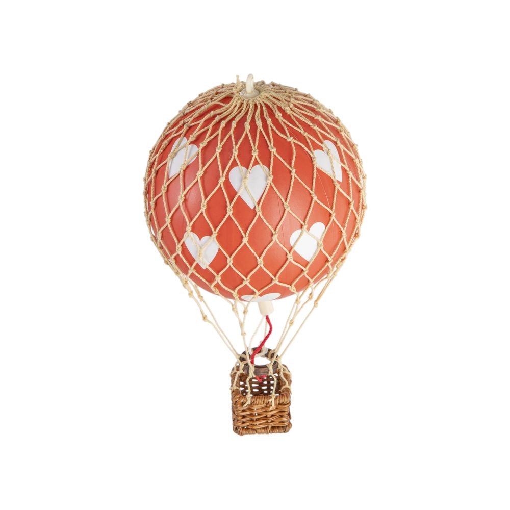 Authentic Models Floating The Skies Luftballon, Red Hearts, Ø 8.5 cm