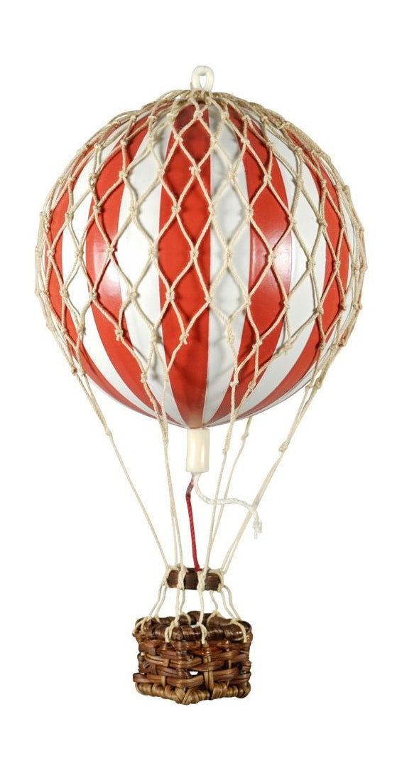 Authentic Models Floating The Skies Luftballon, Rød/Hvid, Ø 8.5 cm