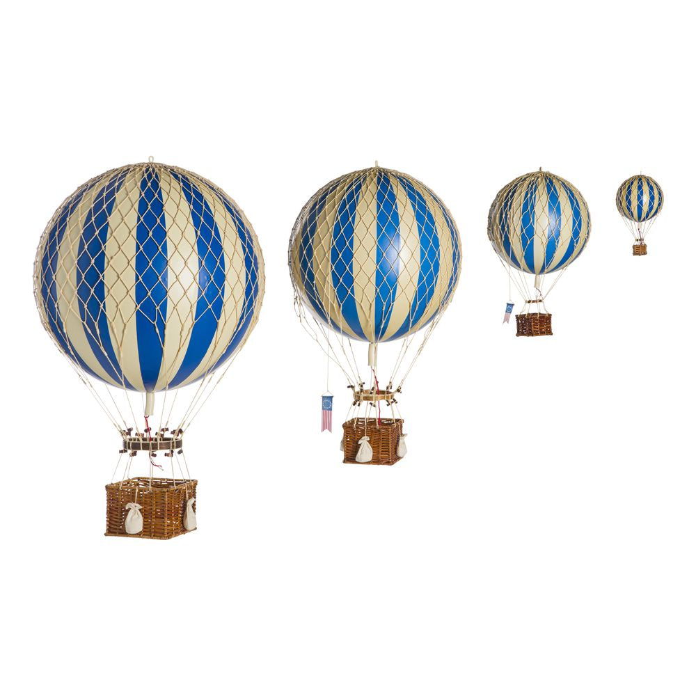 Authentic Models Jules Verne Luftballon, Blå, Ø 42 cm