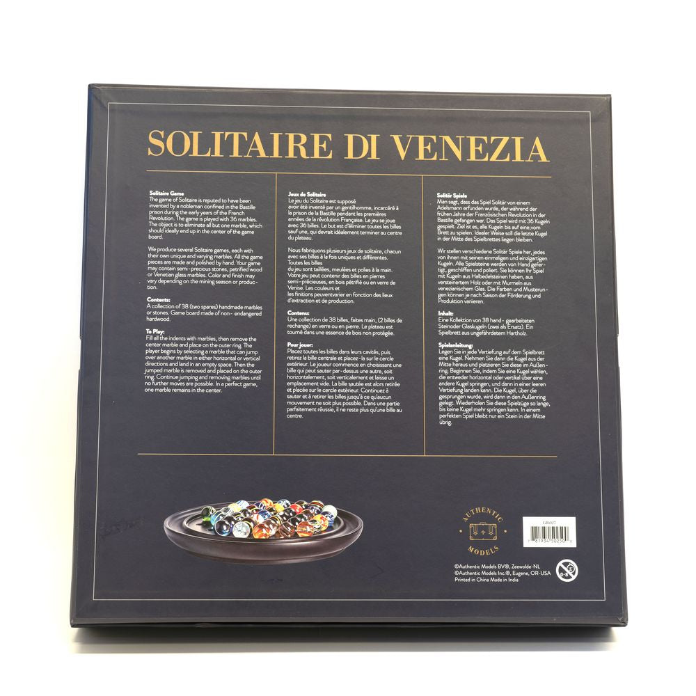 Authentic Models Solitaire Di Venezia Spil 25 mm Glaskugler