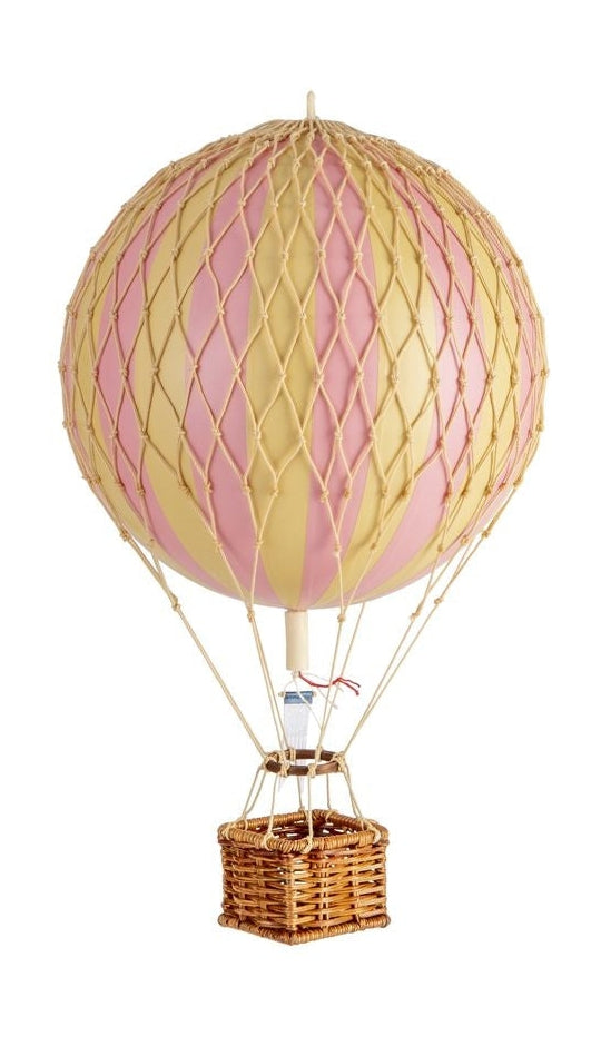Authentic Models Travels Light Luftballon, Lyserød, Ø 18 cm
