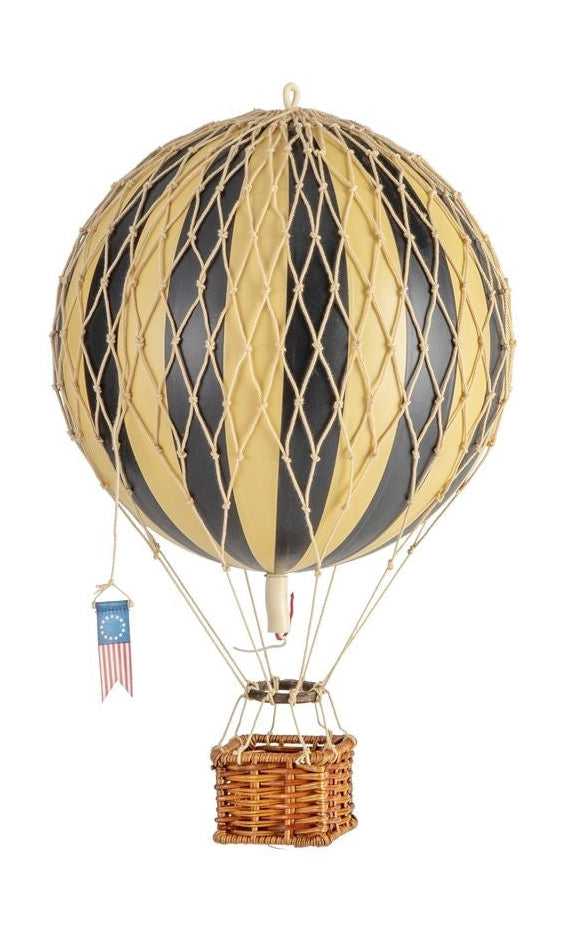 Authentic Models Travels Light Luftballon, Sort, Ø 18 cm