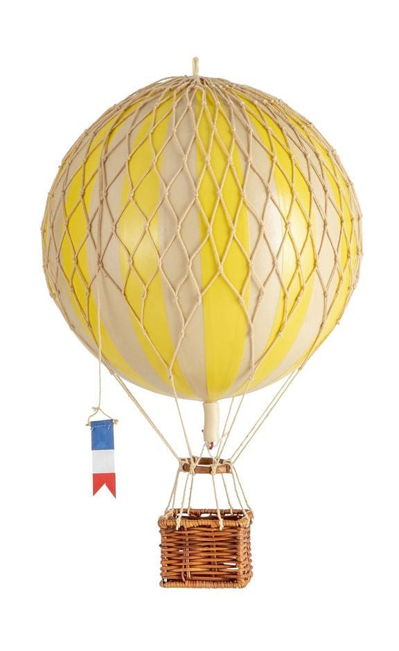Authentic Models Travels Light Luftballon, True Yellow, Ø 18 cm