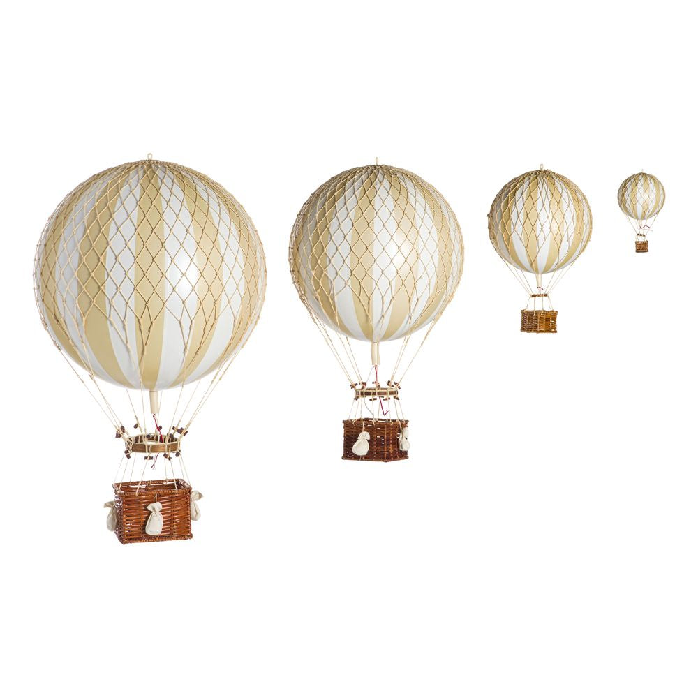 Authentic Models Travels Light Luftballon, Hvid/Ivory, Ø 18 cm
