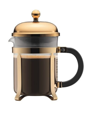 Bodum Chambord Kaffebrygger Guldbelagt Stål Guld 0.5 L, 4 Kop