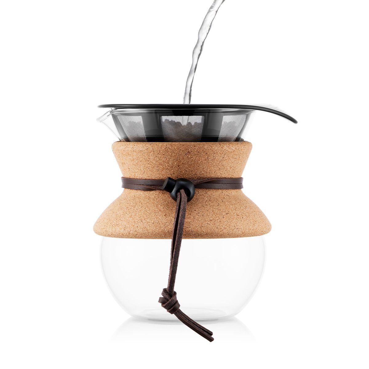Bodum Pour Over Kaffebrygger Med Filter Cork, 4 Kop
