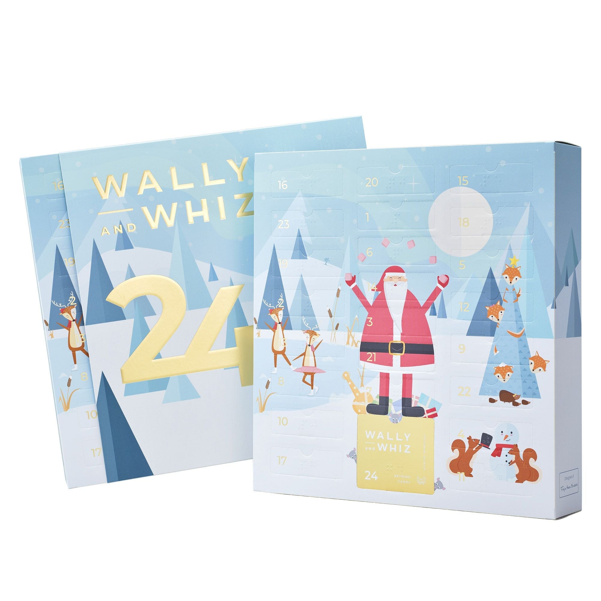 Wally And Whiz 1 Christmas Calendar Gold 2023 550g