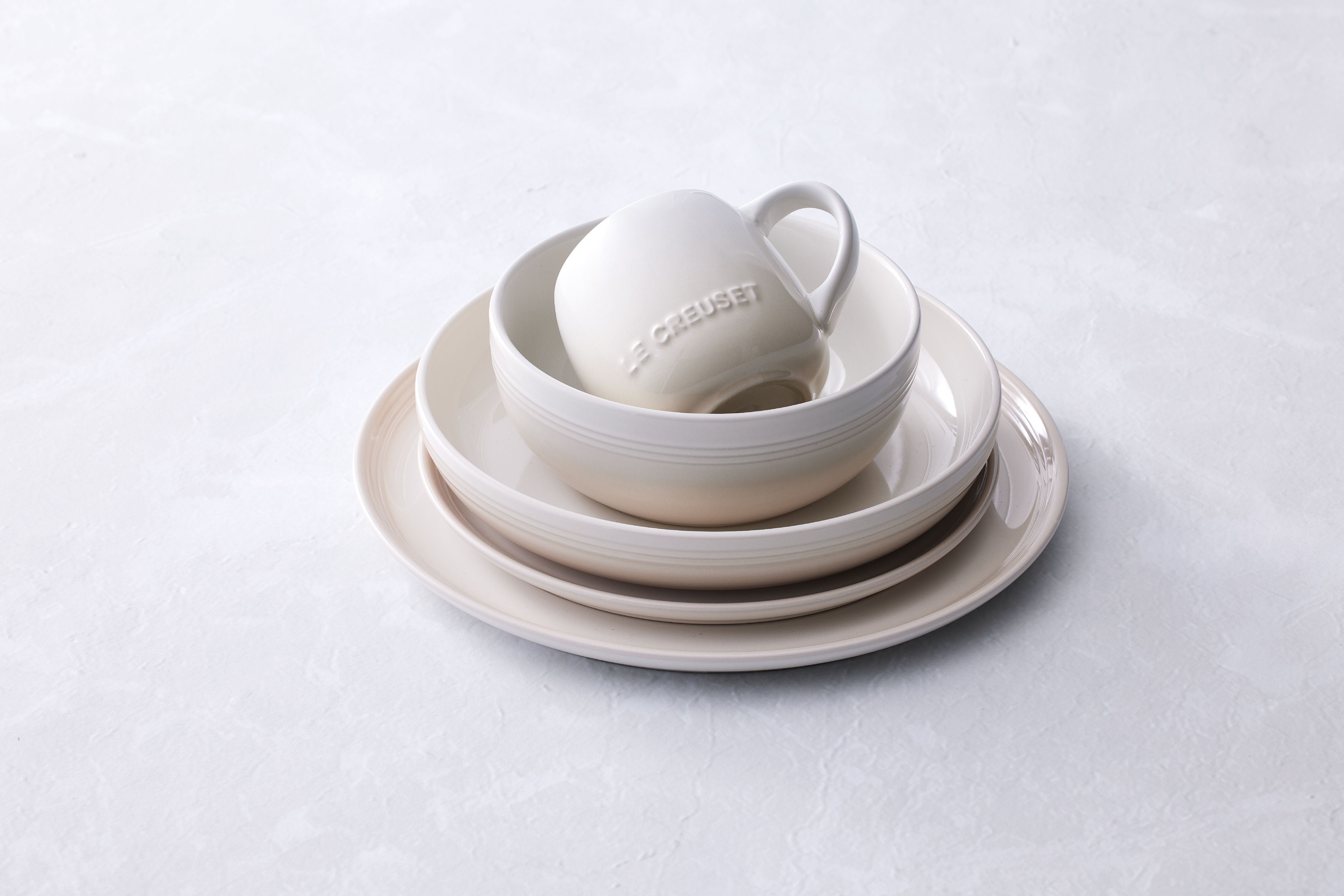 Le creuset coupe middagsplade, marengs