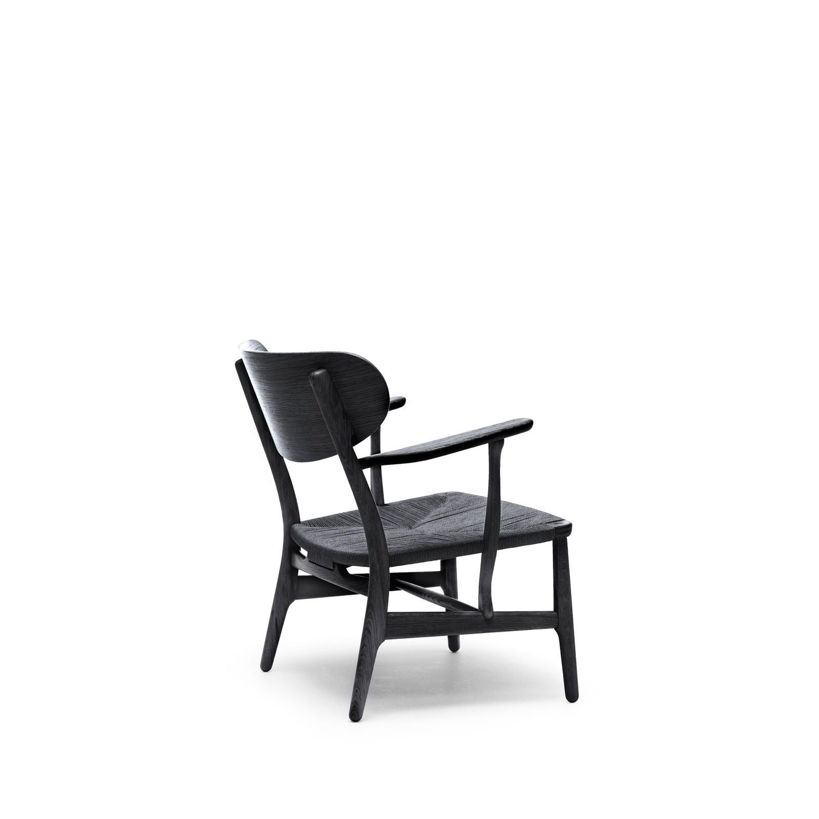 Carl Hansen CH22 Lounge Chair Black Oak, Black
