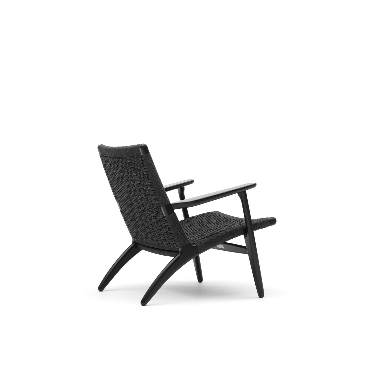 Carl Hansen CH25 Lounge Chair Black Oak, Nature