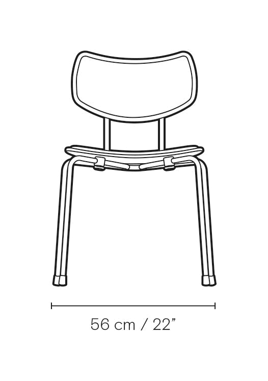 Carl Hansen VLA26P Vega Stol, Eg Lakeret/Mood 01104