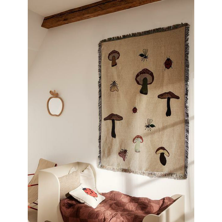Ferm Living Forest Tapestry Tæppe 120x170 Cm, Sand