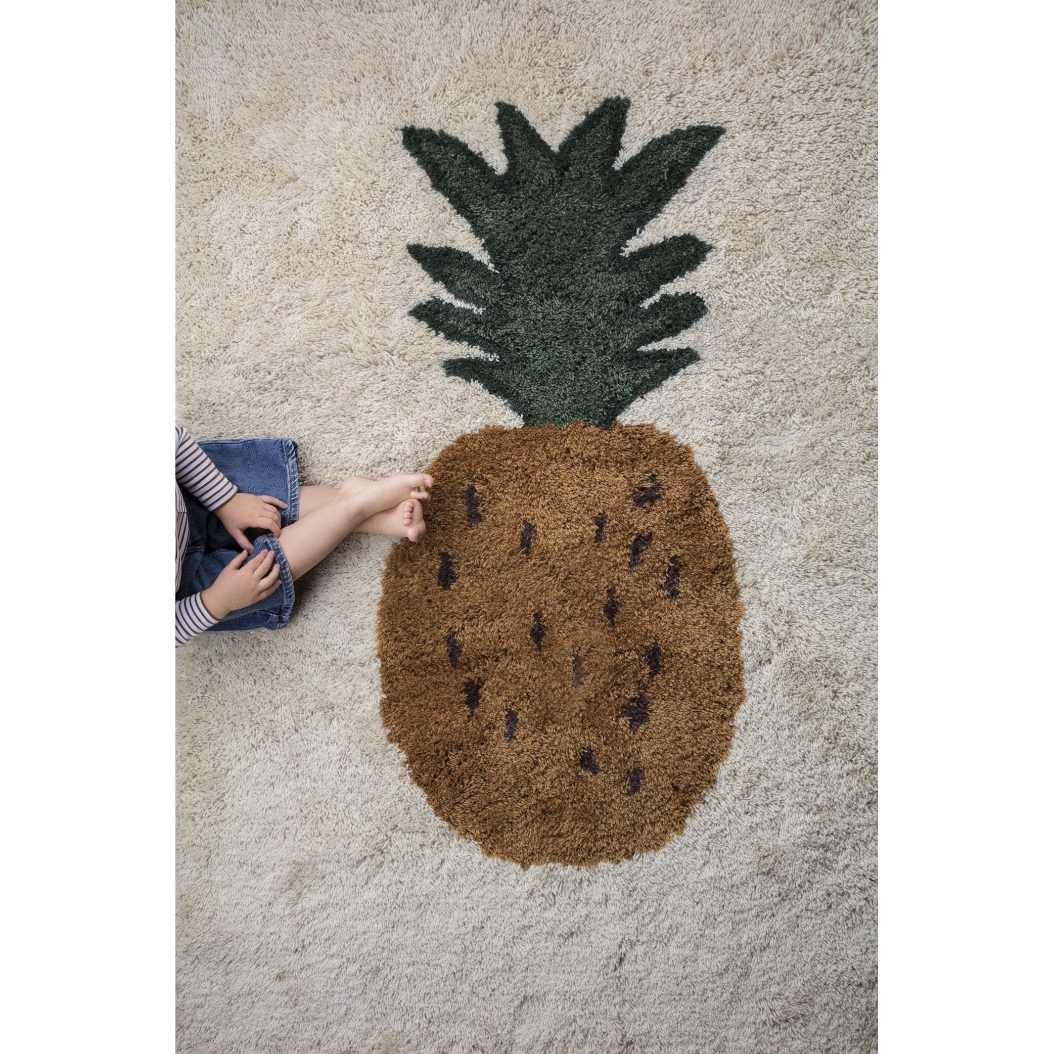 Ferm Living Fruiticana Carpet Pineapple, 120 cm