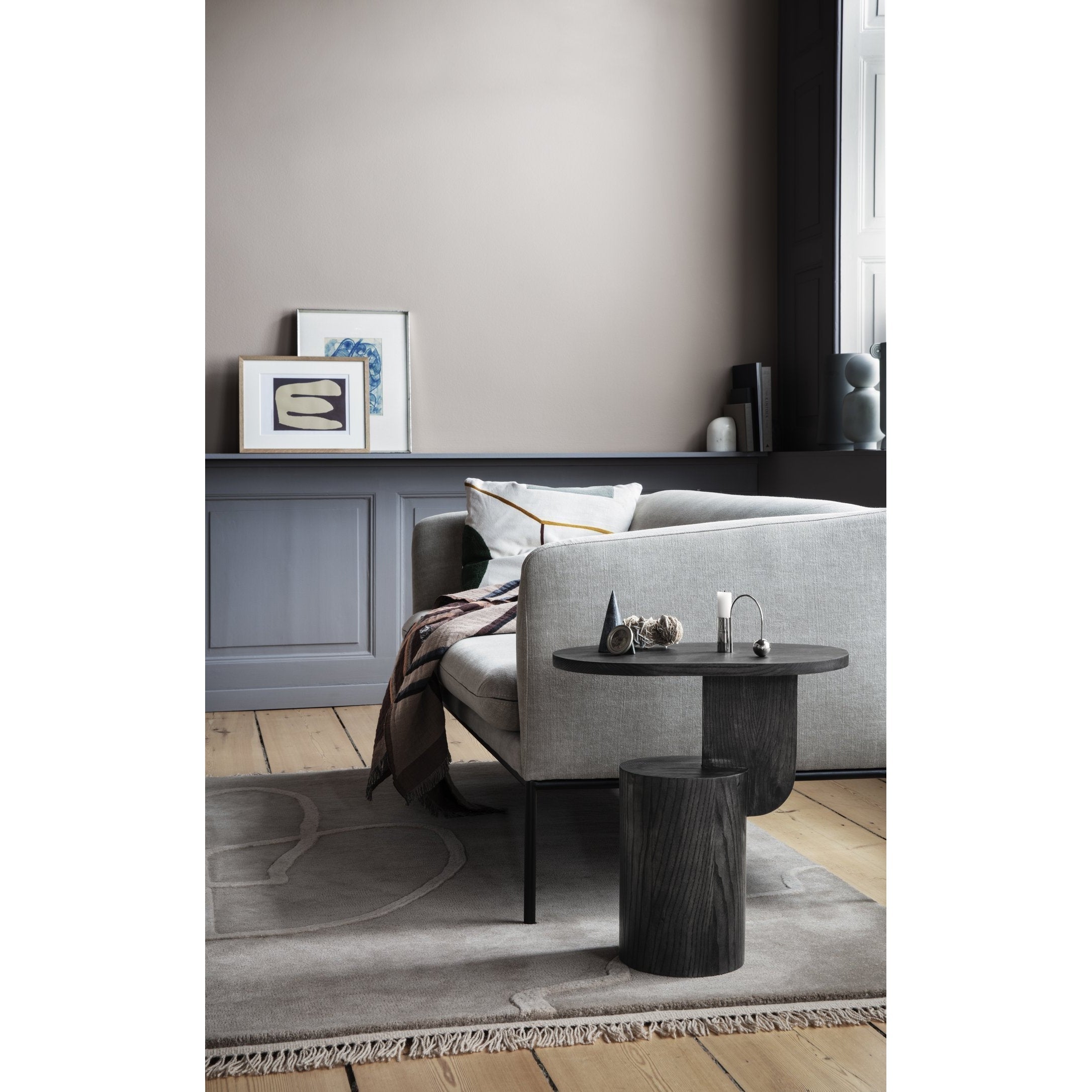 Ferm Living Turn Sofa 2 Wool, Seat Light Grey