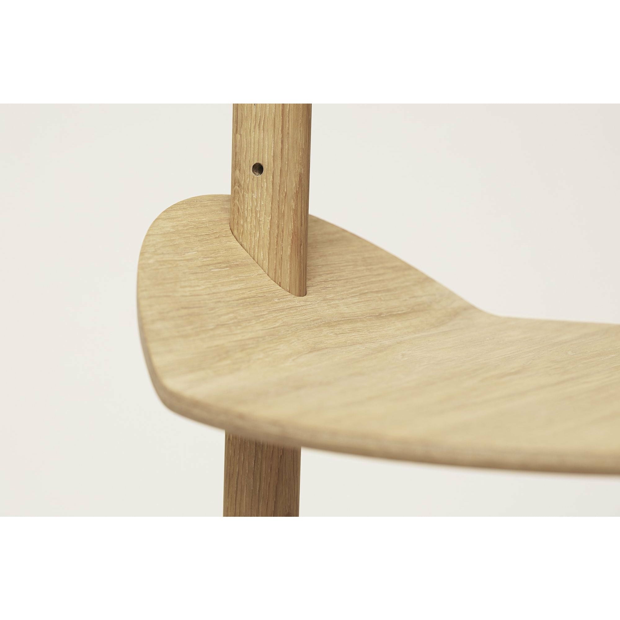 Form&Refine Stilk Sidebord, Hvid Olie Eg