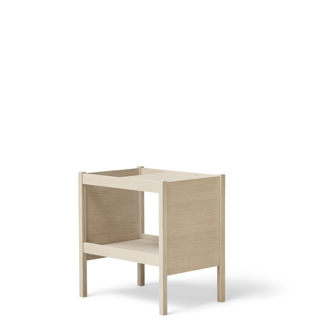 Form & Refine Journal Side Table, Hvit Eik 