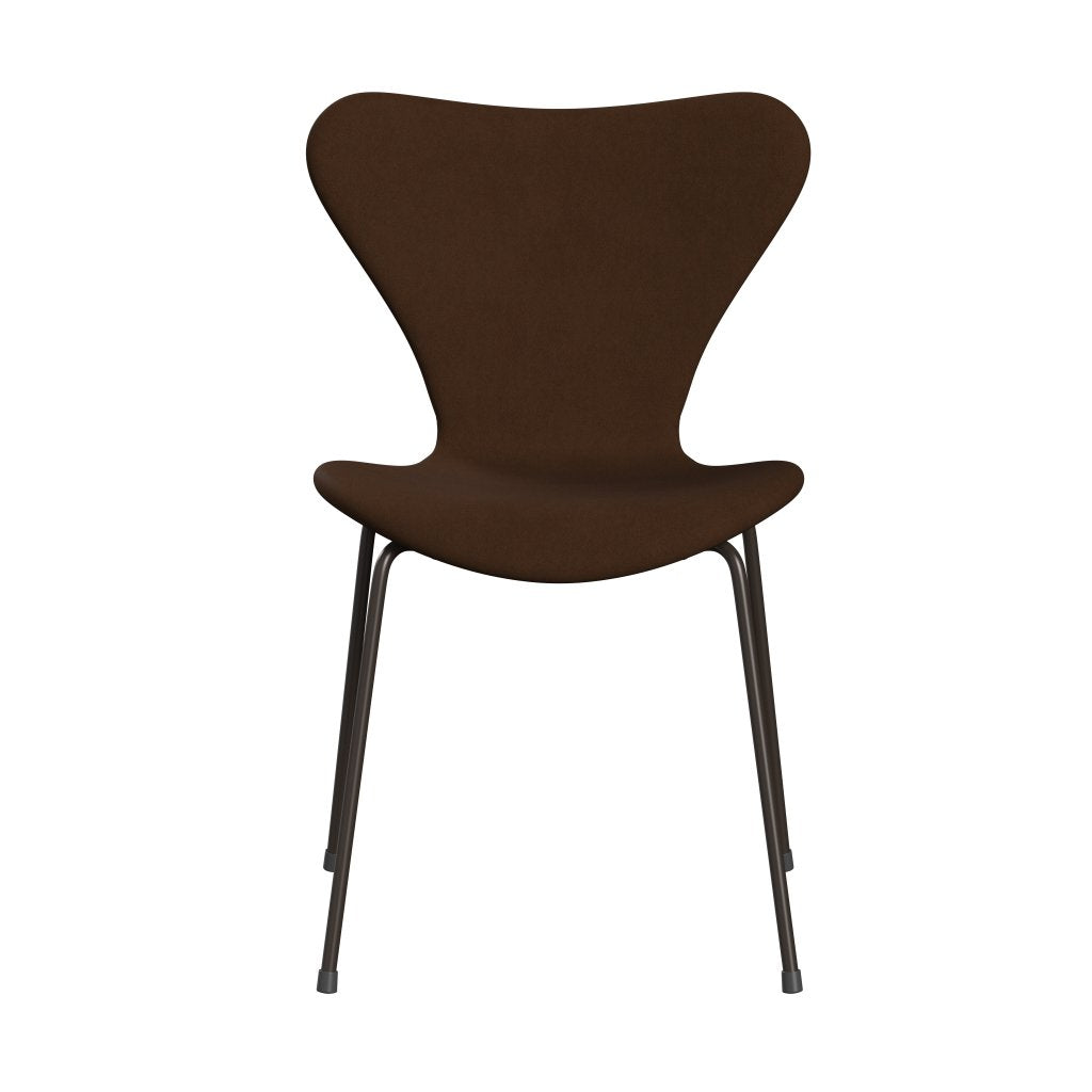 Fritz Hansen 3107 Stol Fuldpolstret, Brown Bronze/Comfort Beige (C00010)