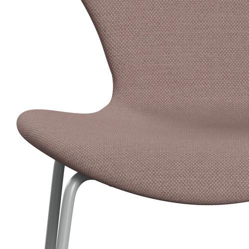 Fritz Hansen 3107 Stol Fuldpolstret, Nine Grey/Fiord Pink/Tan