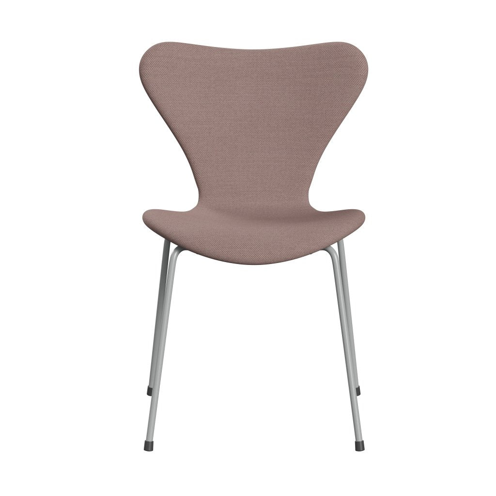 Fritz Hansen 3107 Stol Fuldpolstret, Nine Grey/Fiord Pink/Tan