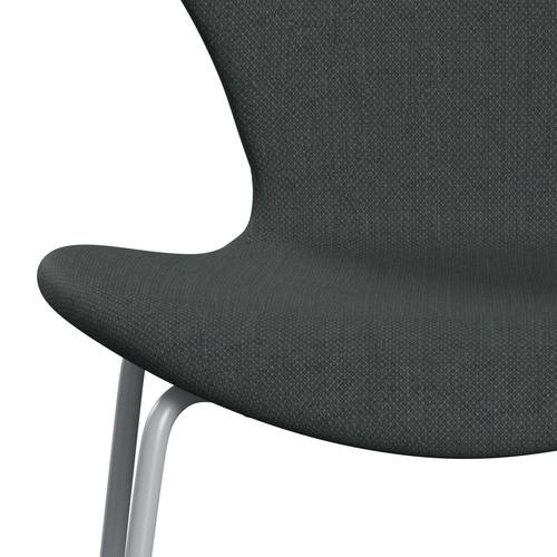 Fritz Hansen 3107 Stol Fuldpolstret, Silver Grey/Fiord Mid Grey/ Dark Grey