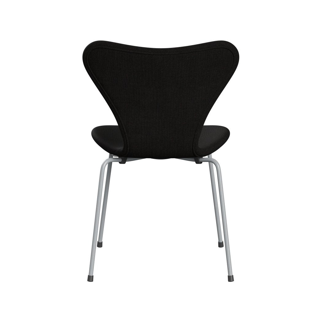 Fritz Hansen 3107 Stol Fuldpolstret, Silver Grey/Remix Mørk Brun (Rem393)